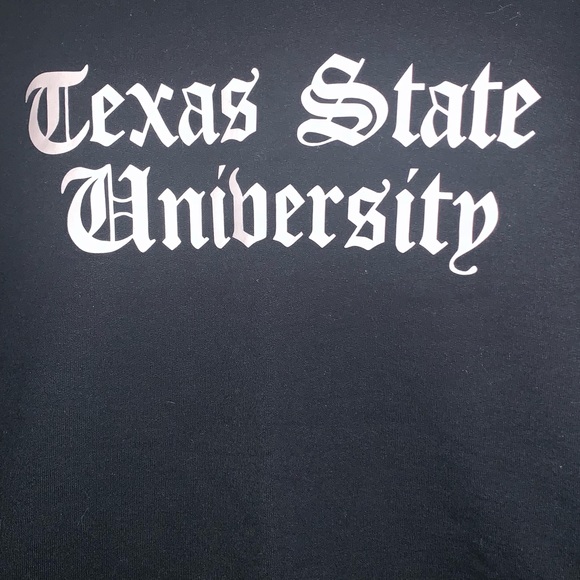 Texas State University Cropped Sweatshirt - Picture 2 of 3